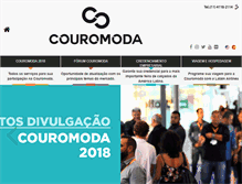 Tablet Screenshot of couromoda.com